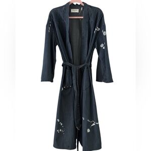 One Teaspoon Midnight Denim Robe/Kimono NWT